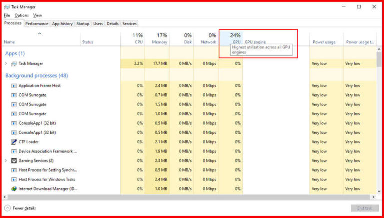 How To Monitor Gpu Usage In The Windows Task Manager Era20tech